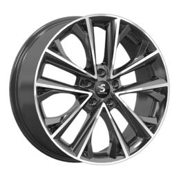 СКАД Premium КР012 (18_Tiguan) 7x18 PCD5x112 ET43 DIA 57.1  Diamond black Gris